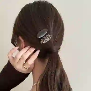 希铃 时尚优雅简约 亚克力 发夹 女款