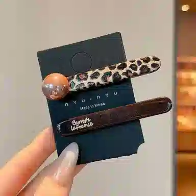 希铃 高级感精致 亚克力 发夹 女款