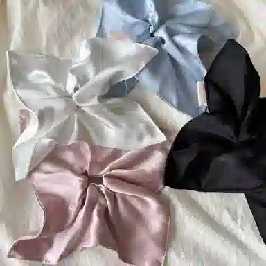 希铃 韩系方巾高级氛围感大气超大 布艺 发圈 女款