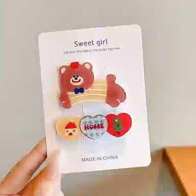 希铃 可爱卡通萌宠 亚克力 发夹 女款