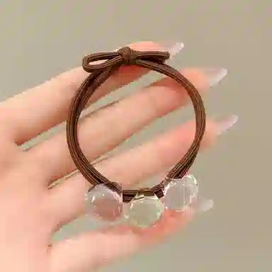 希铃 果冻色系 橡胶 头绳 女款