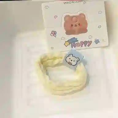 希铃 可爱奶 亚麻 发圈 女款