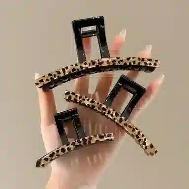 希铃 轻奢风高级感 豹纹精致 发夹 女款