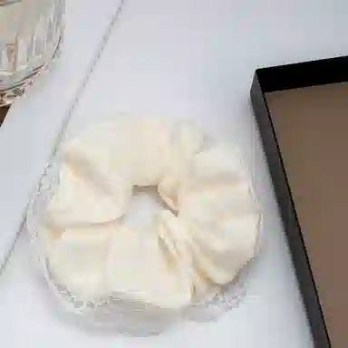 希铃 奶油风 棉麻 发圈 女款