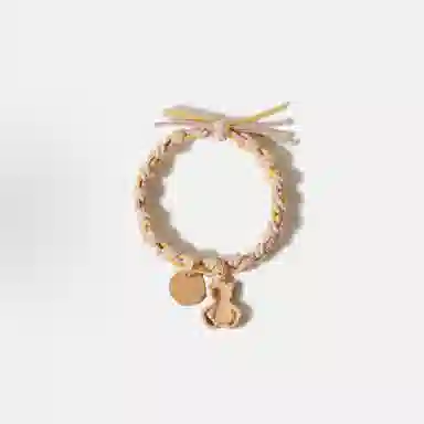 希铃 编织小熊吊牌可爱少女 棉麻 发圈/头绳 女款