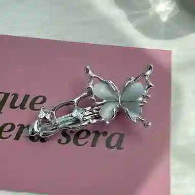 希铃 清冷感蝴蝶超气质设计感#好运 亚克力 发夹 女款