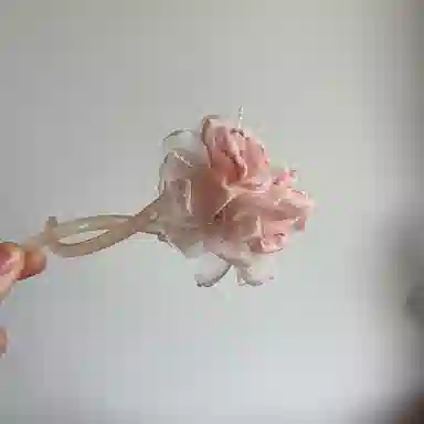 希铃 花朵唯美 海边度假  简约百搭 实用 修饰后脑勺 亚克力 发夹 女款