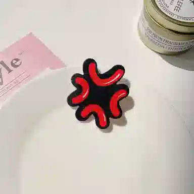 希铃 创意卡通趣味可爱侧边 亚克力 发夹 女款