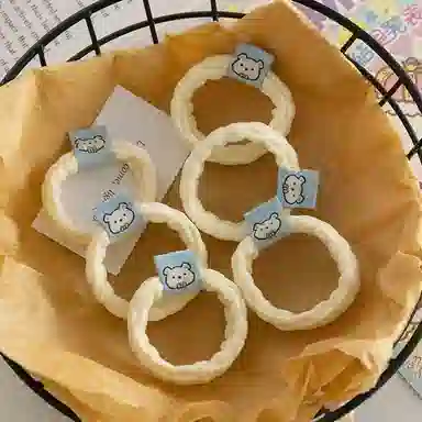 希铃 可爱奶 亚麻 发圈 女款