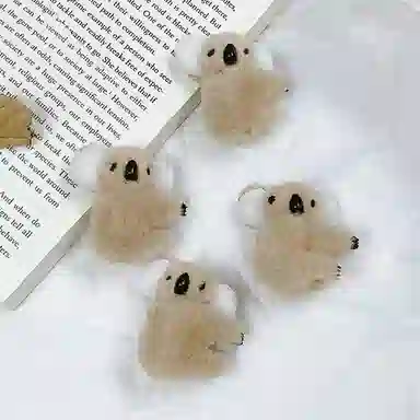 希铃 可爱树袋熊小抓夹发饰 毛绒 发夹 女款