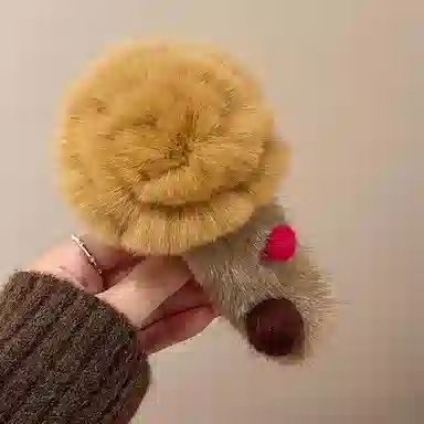 希铃 秋日超仙花朵高级感抓夹大号 毛绒 发夹 女款