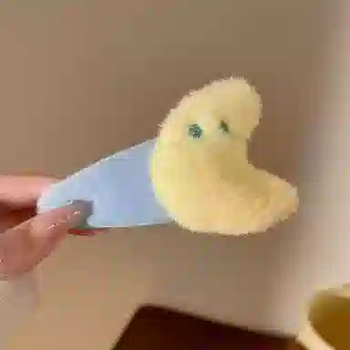 希铃 可爱毛绒甜美星星月亮 聚酯纤维 发夹 女款