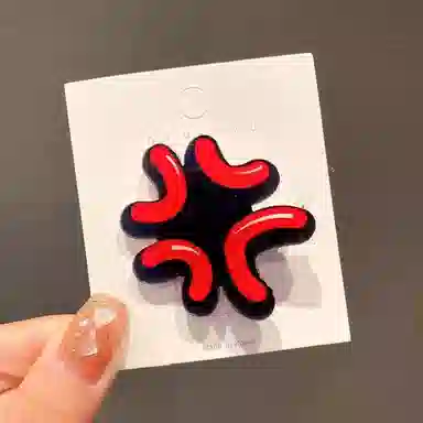 希铃 创意卡通趣味可爱侧边 亚克力 发夹 女款