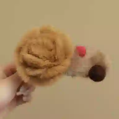 希铃 秋日超仙花朵高级感抓夹大号 毛绒 发夹 女款