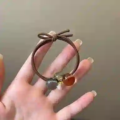 希铃 果冻色系 橡胶 头绳 女款