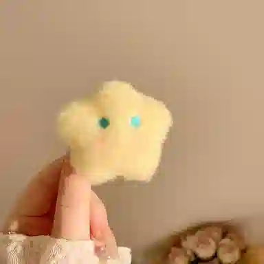 希铃 可爱星星月亮 聚酯纤维 发夹 女款