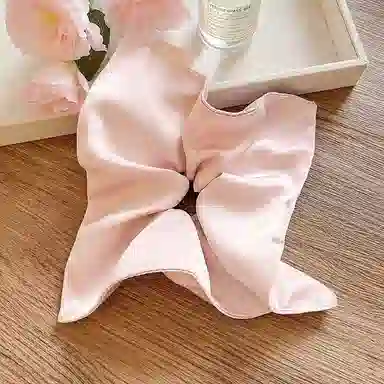 希铃 韩系方巾高级氛围感大气超大 布艺 发圈 女款