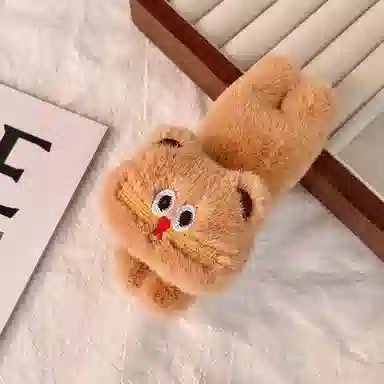 希铃 可爱趣味眨眼五色小猫 毛绒 发夹 女款