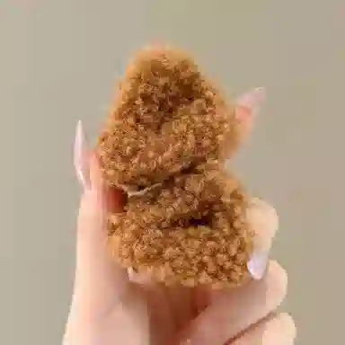 希铃 可爱毛绒猫耳朵柔软 聚酯纤维 发夹 女款