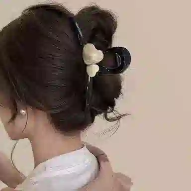 希铃 百搭简约 时尚爱心 发夹 女款