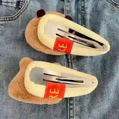 希铃 温暖萌趣 聚酯纤维 发夹 女款