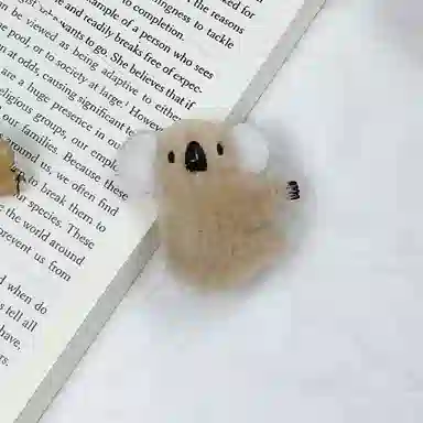 希铃 可爱树袋熊小抓夹发饰 毛绒 发夹 女款