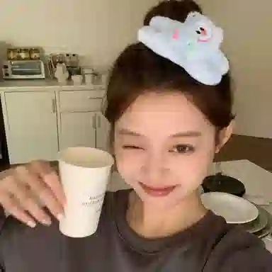 希铃 可爱趣味眨眼五色小猫 毛绒 发夹 女款