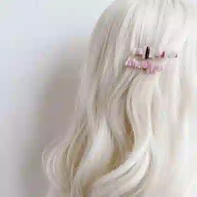 希铃 彩色不规则排列清冷感小众 树脂 发夹 女款