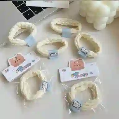 希铃 可爱奶 亚麻 发圈 女款