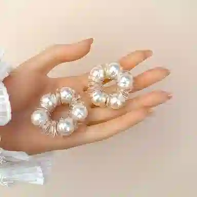 希铃 透明款高弹力电话圈 树脂 发圈/头绳 女款