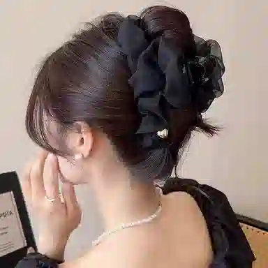 希铃 超仙气质高级感 布艺 发夹 女款