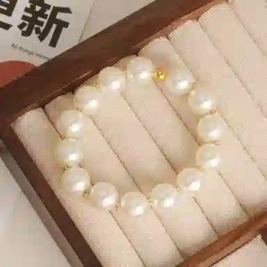 希铃 白月光珍珠链式 亚克力 发圈 女款