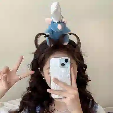 希铃 料理鼠王搞怪可爱创意 亚克力 发箍 女款