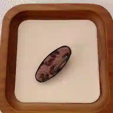 希铃 小众豹纹樱桃字母 布艺 发夹 女款