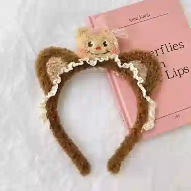 希铃 可爱小熊 涤纶 发箍 女款