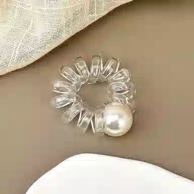 希铃 透明款高弹力电话圈 树脂 发圈/头绳 女款