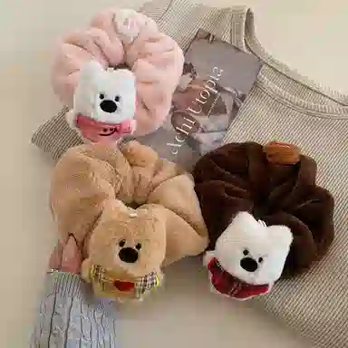 希铃 可爱西高地 聚酯纤维 发夹 女款