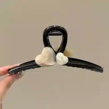 希铃 百搭简约 时尚爱心 发夹 女款