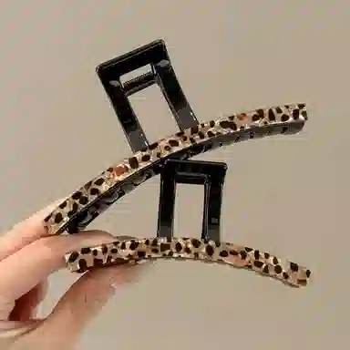 希铃 轻奢风高级感 豹纹精致 发夹 女款