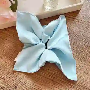 希铃 韩系方巾高级氛围感大气超大 布艺 发圈 女款