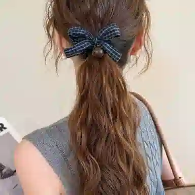 希铃 复古法式简约 布艺 发圈 女款