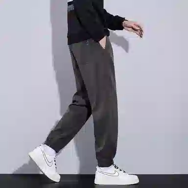 赛瀚 束脚哈伦裤男生时尚百搭户外运动长裤子男美式潮牌高街风抽绳松紧腰多口袋设计基础款青少年潮流帅气显高显瘦宽松休闲裤 男女同款