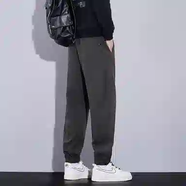 赛瀚 束脚哈伦裤男生时尚百搭户外运动长裤子男美式潮牌高街风抽绳松紧腰多口袋设计基础款青少年潮流帅气显高显瘦宽松休闲裤 男女同款