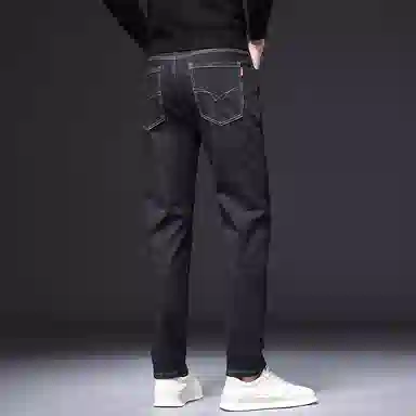 赛瀚 男士百搭商务弹力修身牛仔裤男款潮流复古直筒长裤春秋舒适亲肤男装显瘦显高青少年高街高级感通勤外穿男裤 男女同款