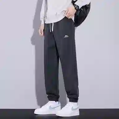赛瀚 束脚哈伦裤男生时尚百搭户外运动长裤子男美式潮牌高街风抽绳松紧腰多口袋设计基础款青少年潮流帅气显高显瘦宽松休闲裤 男女同款