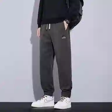 赛瀚 束脚哈伦裤男生时尚百搭户外运动长裤子男美式潮牌高街风抽绳松紧腰多口袋设计基础款青少年潮流帅气显高显瘦宽松休闲裤 男女同款