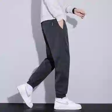 赛瀚 束脚哈伦裤男生时尚百搭户外运动长裤子男美式潮牌高街风抽绳松紧腰多口袋设计基础款青少年潮流帅气显高显瘦宽松休闲裤 男女同款