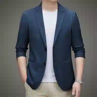 时尚商务绅士高品质透气抗皱外套西装 男款