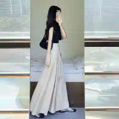 桴生 多风格融合的短袖上衣与半身裙夏季时尚穿搭裙装套装 女款