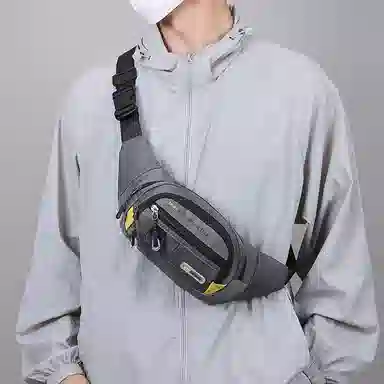 小猪班纳 耐磨实用通勤 牛津纺 腰包 常规 男款 多色